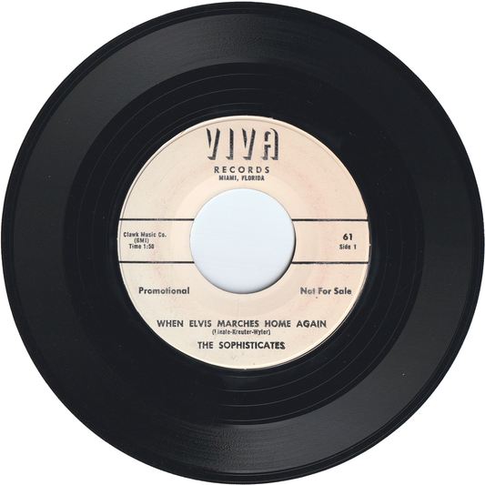 The Sophisticates - When Elvis Marches Home Again / Woody's Place [Promo]