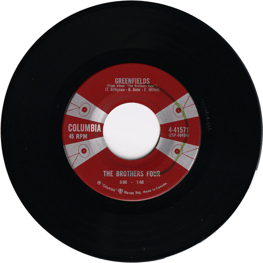 The Brothers Four - Greenfields / Angelique-O [Canada, Vinyl]