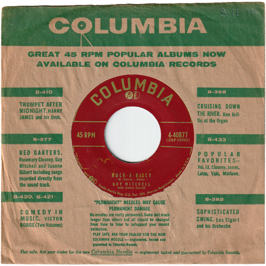 Guy Mitchell - Rock-A-Billy / Hoot Owl