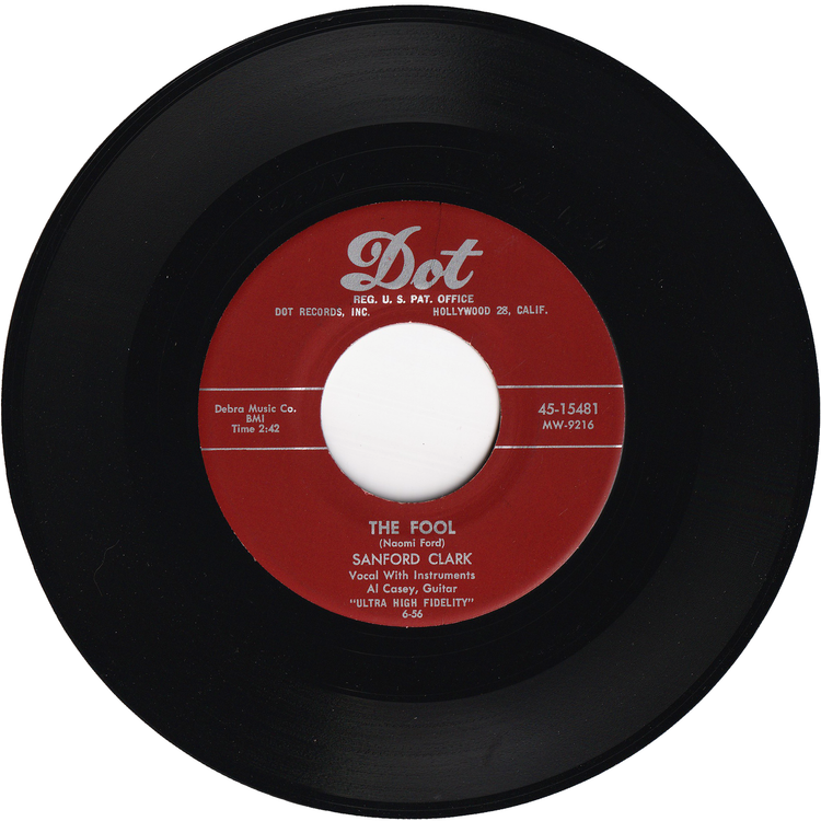 Sanford Clark - The Fool / Lonesome For A Letter