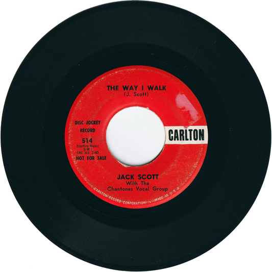 Jack Scott - The Way I Walk / Midgie [Promo]