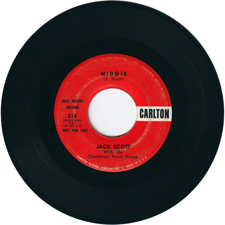 Jack Scott - The Way I Walk / Midgie [Promo]