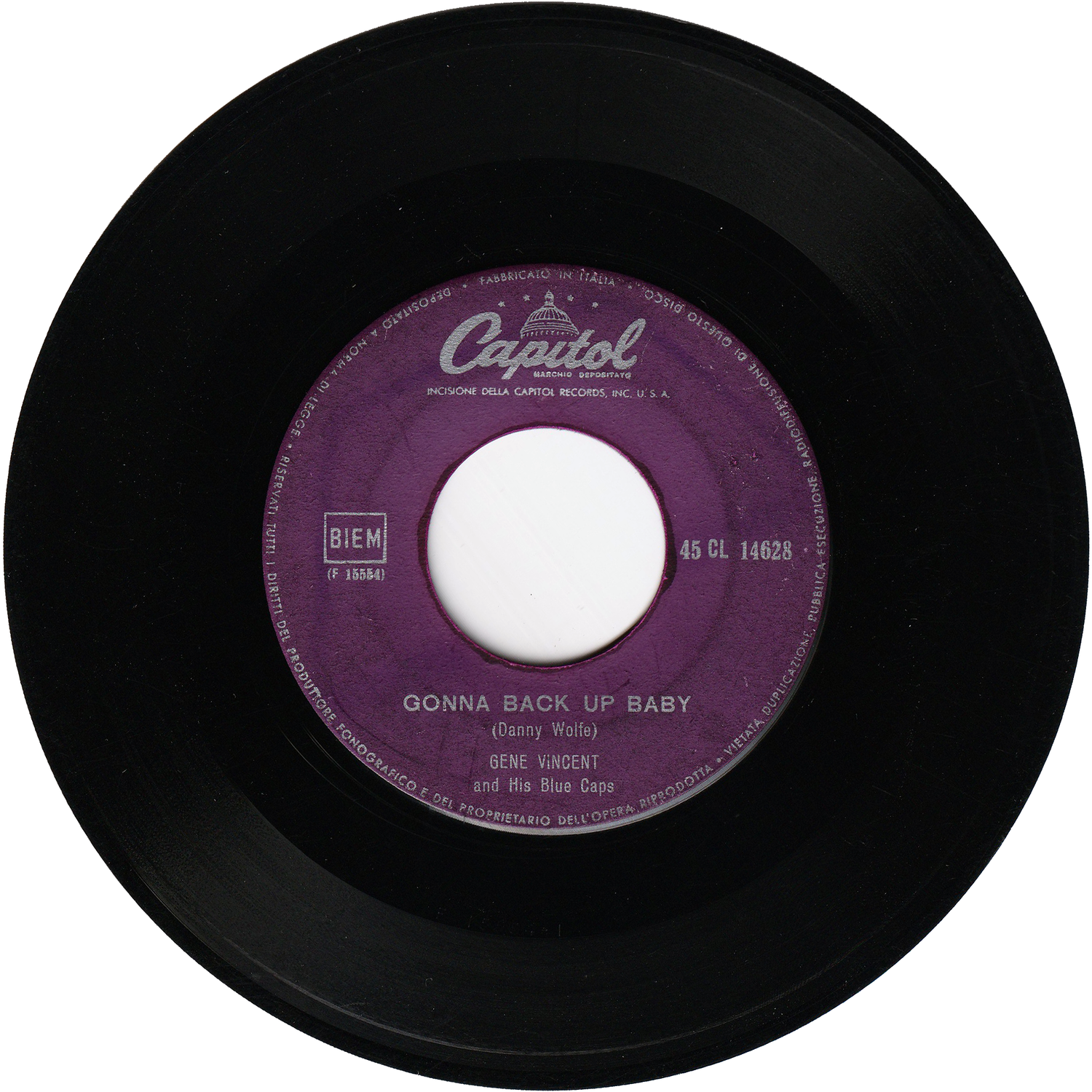 Gene Vincent - Race With The Devil / Gonna Back Up Baby