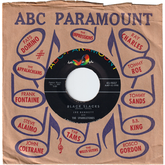 Joe Bennett & The Sparkletones - Black Slacks / Boppin' Rock Boogie [Vinyl]