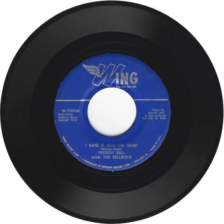 Freddie Bell & The Bell Boys - Ding Dong / I Said It & I'm Glad