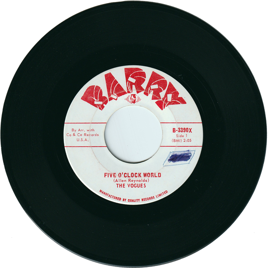 The Vogues - Five O'Clock World / Nothing To Offer You [Canada]