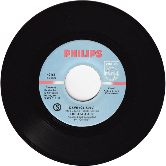 The Four Seasons - Dawn (Go Away) / No Surfin' Today [2nd.press, Vinyl]