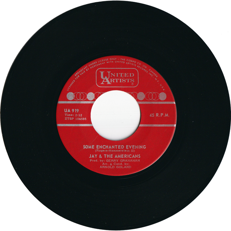 Jay & The Americans - Some Enchanted Evening / Girl [Canada]