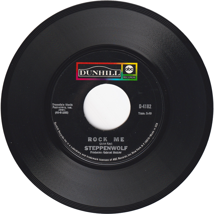 Steppenwolf - Jupiter Child / Rock Me [Styrene, Monarch Pressing]