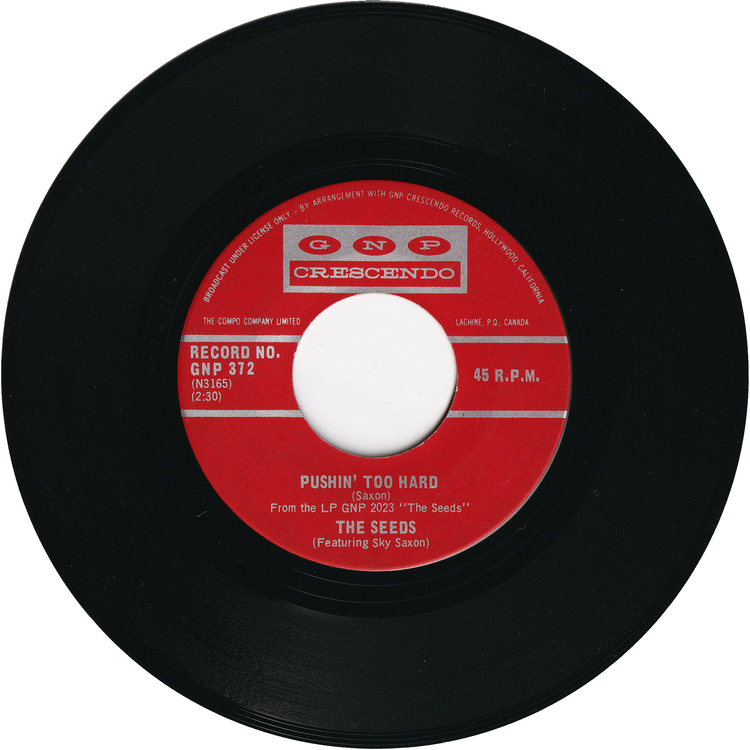 The Seeds - Pushin' Too Hard / Try To Understand [Canada]