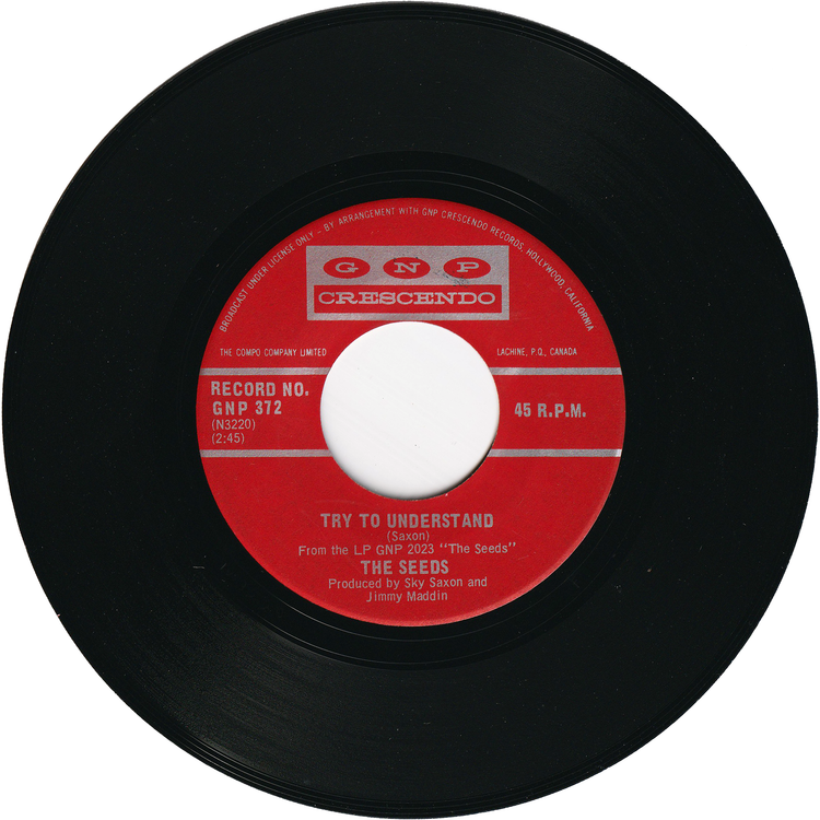 The Seeds - Pushin' Too Hard / Try To Understand [Canada]
