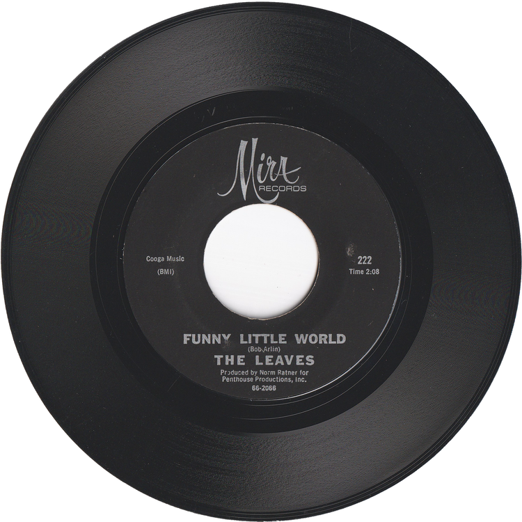 The Leaves - Hey Joe / Funny Little World [Styrene, Monarch Pressing, AS-IS]
