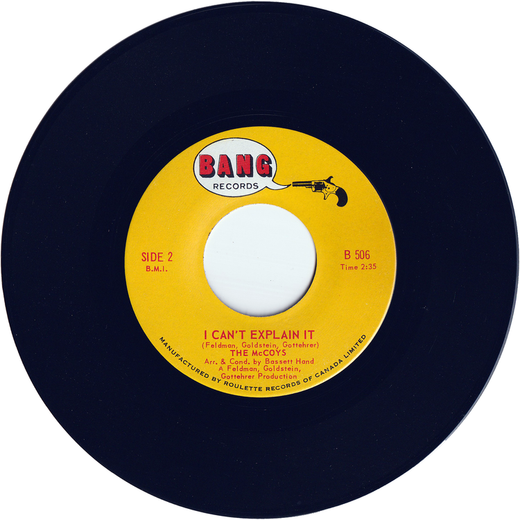 The McCoys - Hang On Sloopy / I Can't Explain It [Canada]