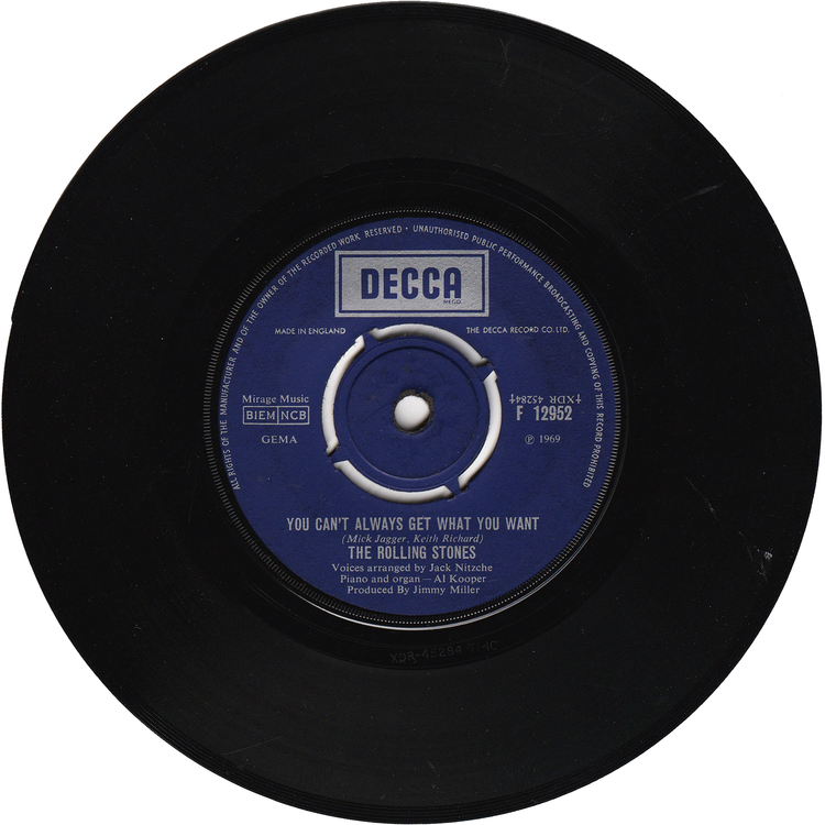 The Rolling Stones - Honky Tonk Woman / You Can't Always Get What You Want [UK]