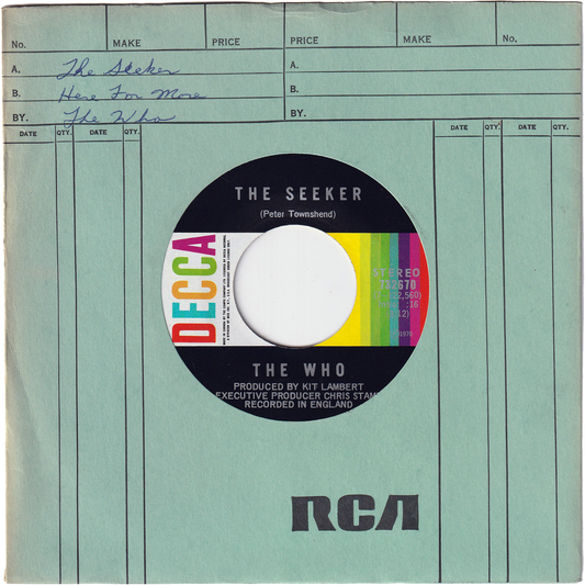 The Who - The Seeker / Here For More [Canada]