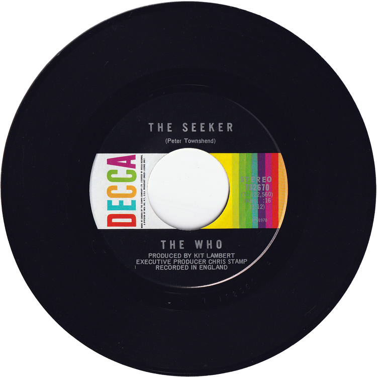 The Who - The Seeker / Here For More [Canada]