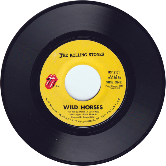 The Rolling Stones - Wild Horses / Sway [Styrene, MO - Monarch Pressing]