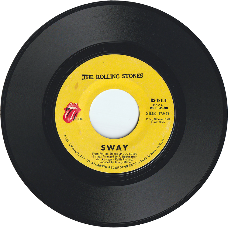 The Rolling Stones - Wild Horses / Sway [Styrene, MO - Monarch Pressing]