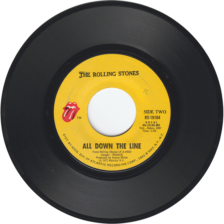 The Rolling Stones - Happy / All Down The Line [Styrene