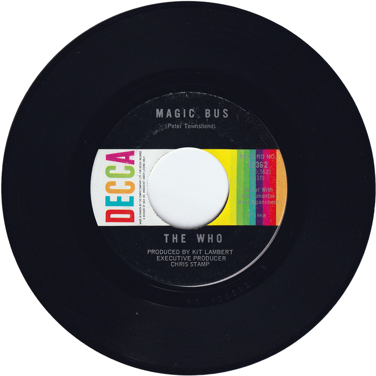 The Who - Magic Bus / Someone's Coming [Canada]