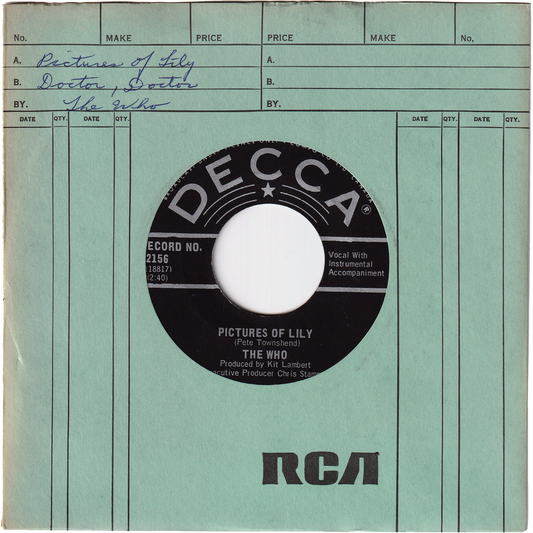 The Who - Pictures Of Lily / Doctor, Doctor [Canada]