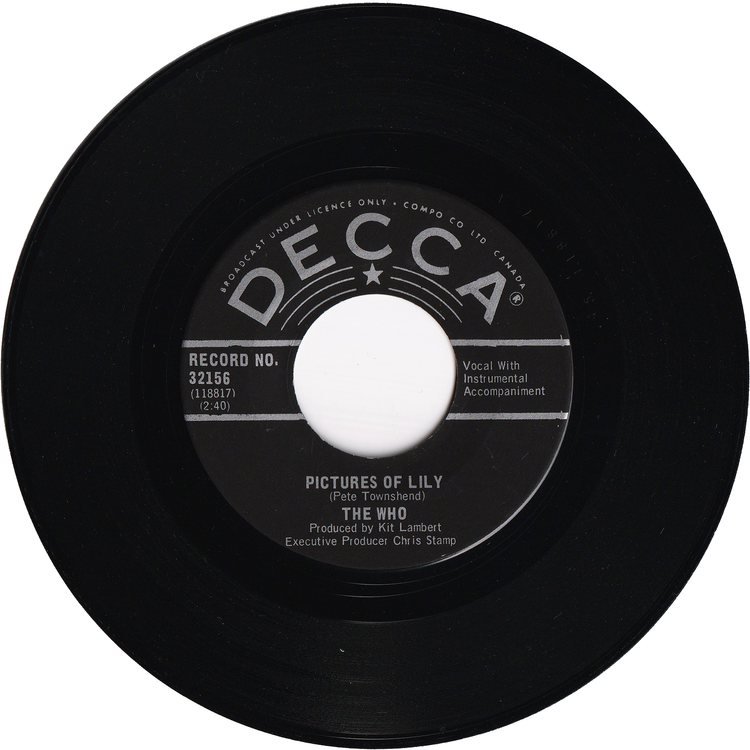 The Who - Pictures Of Lily / Doctor, Doctor [Canada]