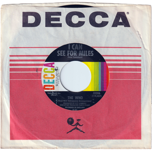 The Who - I Can See For Miles / Mary-Anne With The Shaky Hands [Pinckneyville Pressing]