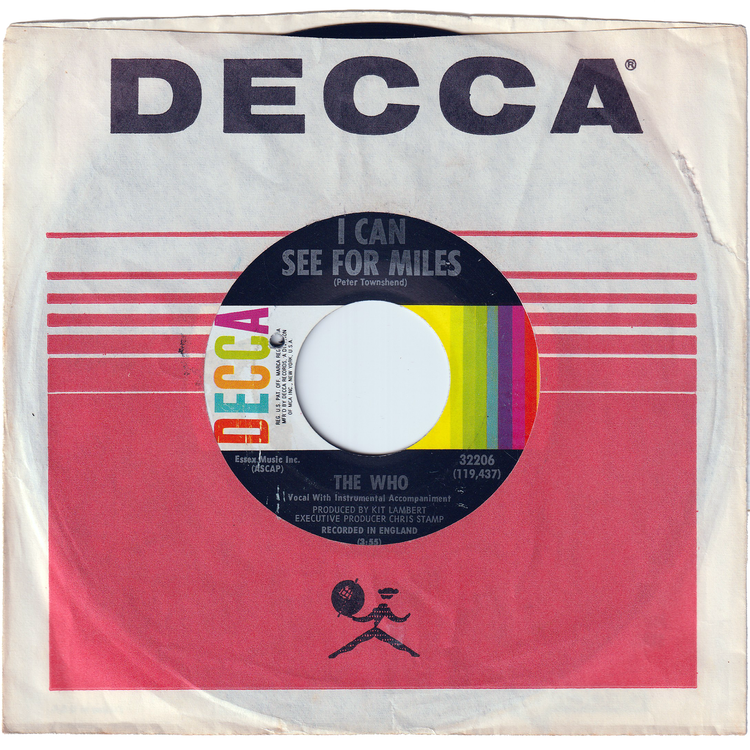 The Who - I Can See For Miles / Mary-Anne With The Shaky Hands [Pinckneyville Pressing]