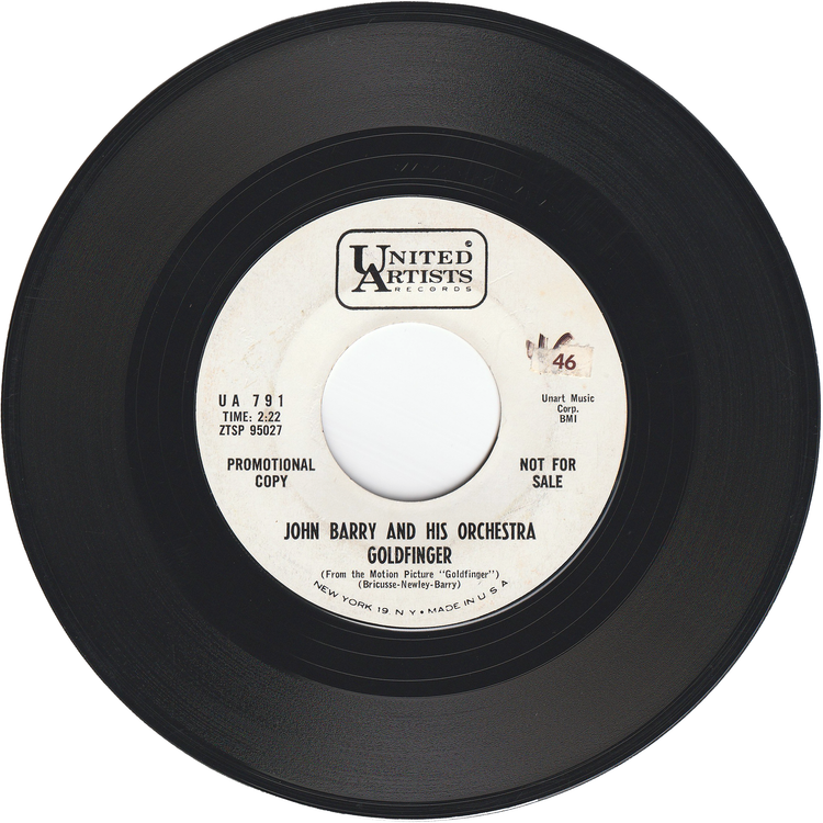 John Barry & Orchestra - Goldfinger / Troubadour [Promo]
