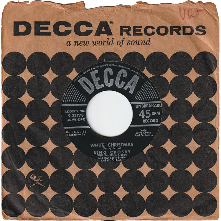 Bing Crosby - White Christmas / God Rest Ye Merry Gentlemen [1st.press]