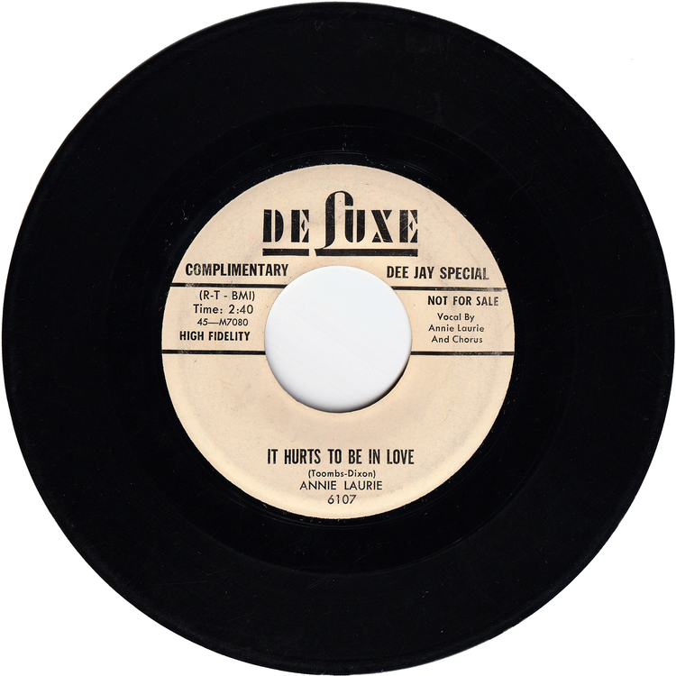 Annie Laurie - It Hurts To Be In Love / Hand In Hand [Promo]