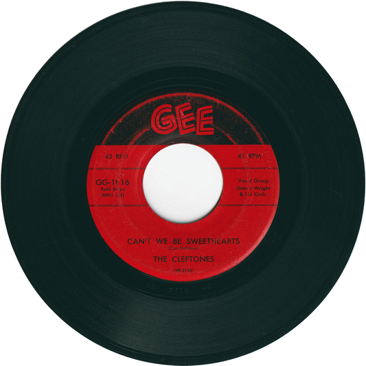 The Cleftones - Can't We Be Sweethearts? / Neki-Hokey