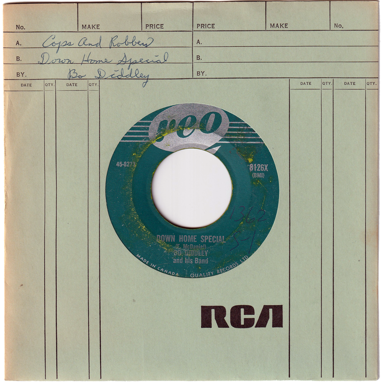 Bo Diddley - Down Home Special / Cops & Robbers [Canada]