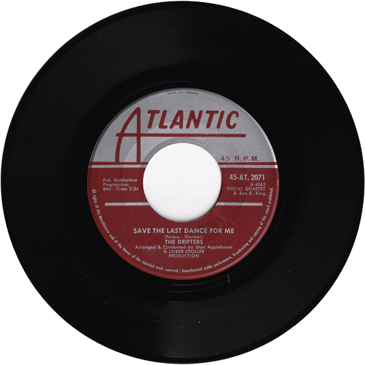The Drifters - Save The Last Dance For Me / Nobody But Me [Canada]