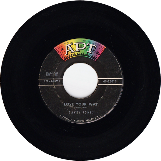 Davey Jones - Love Your Way / Come On & Love Me