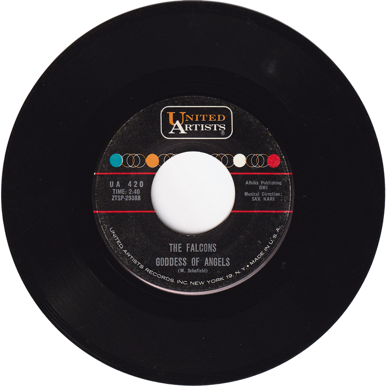 The Falcons - You're So Fine / Goddess Of Angels [1962, UNITED ARTISTS Label]