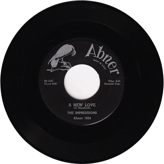 The Impressions - A New Love / That You Love Me