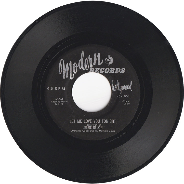 Jesse Belvin - Goodnight My Love / Let Me Love You Tonight [2nd.press]