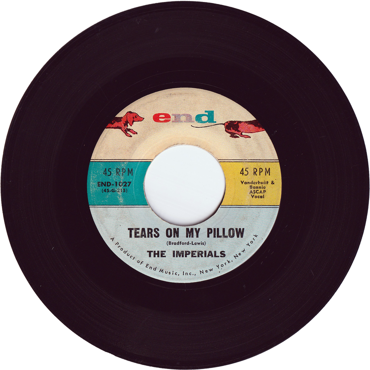 Little Anthony & The Imperials - Tears On My Pillow / Two People In The World [2nd.press, Rare Label Variation]