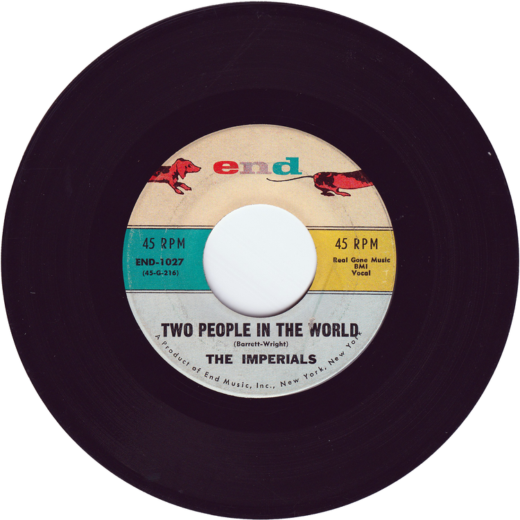 Little Anthony & The Imperials - Tears On My Pillow / Two People In The World [2nd.press, Rare Label Variation]