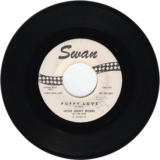 Little Jimmy Rivers & The Tops - Puppy Love / Say You Love Me [Promo]