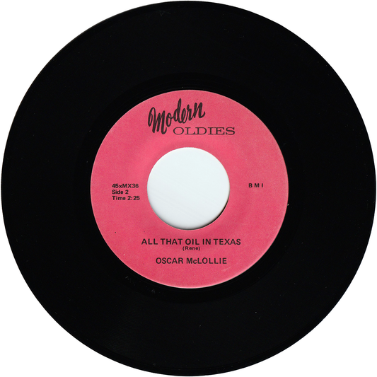 Oscar McLollie & The Honeyjumpers - All That Oil In Texas / Convicted [Re-Issue]