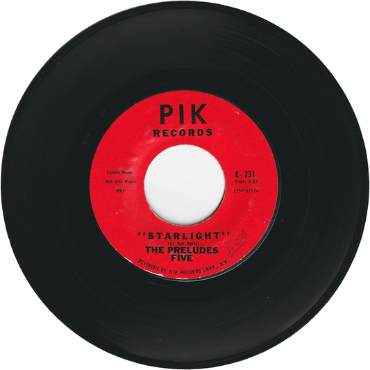 The Preludes Five - Starlight / Don't You Know Love