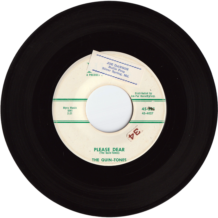 The Quin-Tones - Down The Aisle Of Love / Please Dear