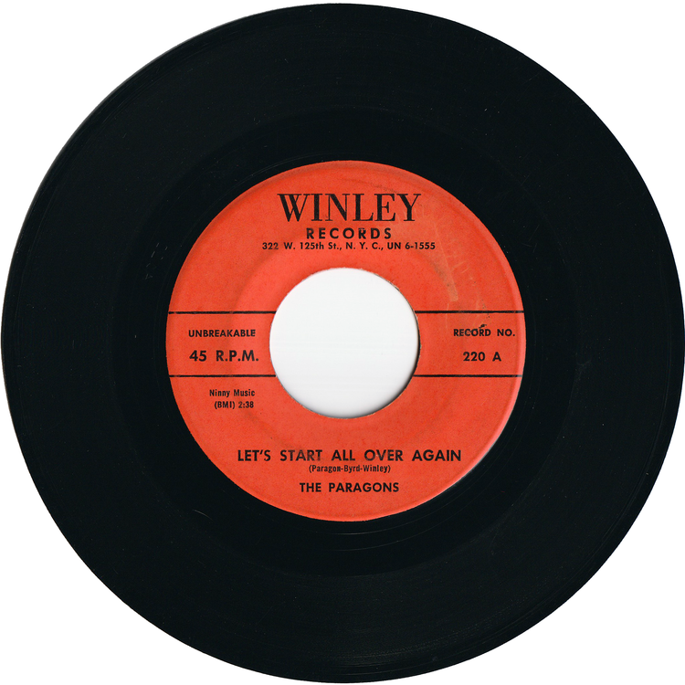 The Paragons - Let's Start All Over Again / Stick With Me Baby