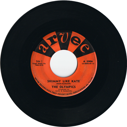 The Olympics - Shimmy Like Kate / Workin' Hard