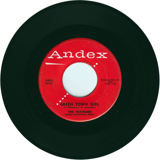 The Travelers - Green Town Girl / He's Got The Whole World In His Hands