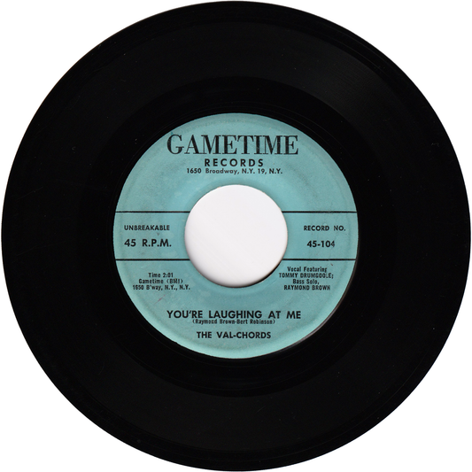 The Val-Chords - You're Laughing At Me / Candy Store Love