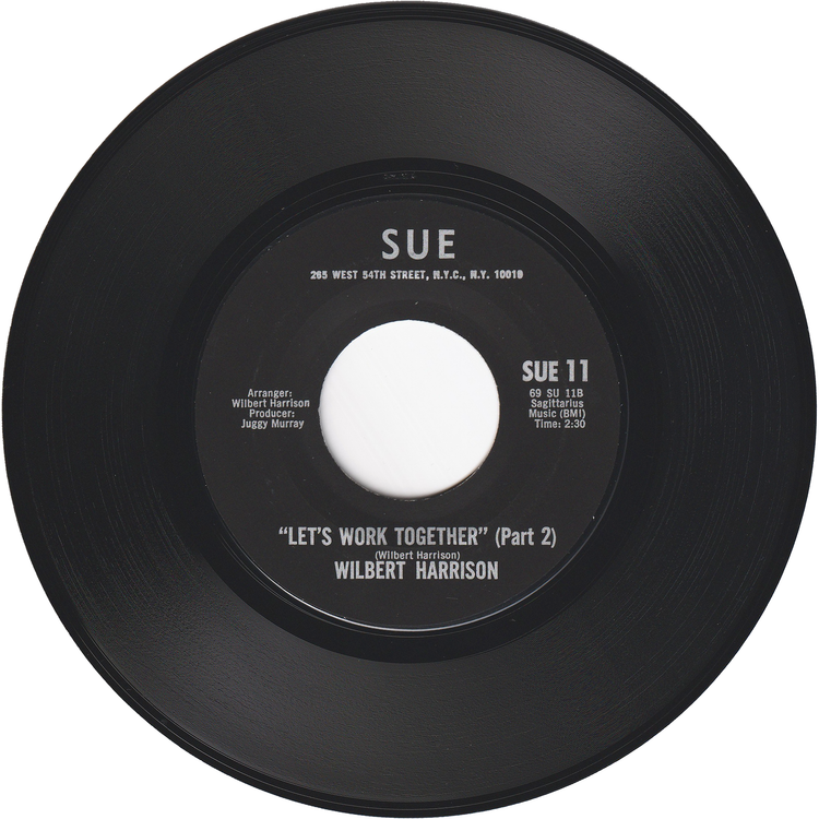 Wilbert Harrison - Let's Work Together Part 1 / Let's Work Together Part 2 [Styrene, Black Labels]