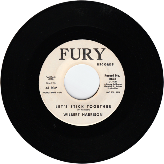 Wilbert Harrison - Let's Stick Together / My Heart Is Yours [Promo]